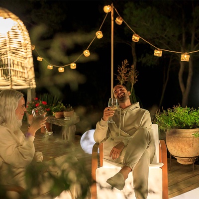 Guirnalda Luces Solar Alba + Bateria Recargable