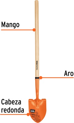 Pala Redonda de Juguete 75 cm