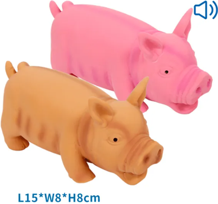 Juguete Latex Forma de Cerdo para Perros