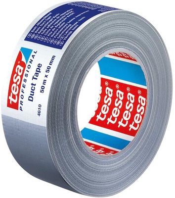Cinta Americana Tesa Gris Basic 50mm 50 Metros