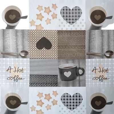 Mantel QD-Tex Q3 Hot Coffee 1.40x Metro Lineal