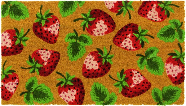 Felpudo Coco/Pvc Fresas 40x70