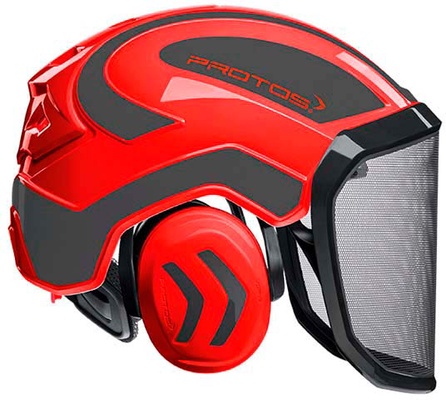 Casco Protos Integral Forest Rojo/Gris