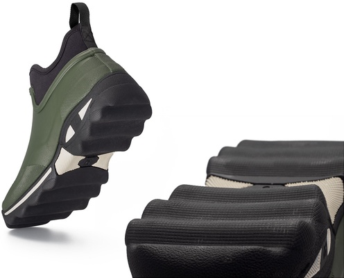 Chanclo Rouchette Clean Lady Kaki Talla 41