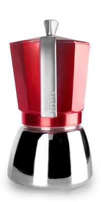 Cafetera Express Aluminio Inox Ibili Elba Red 300 ml