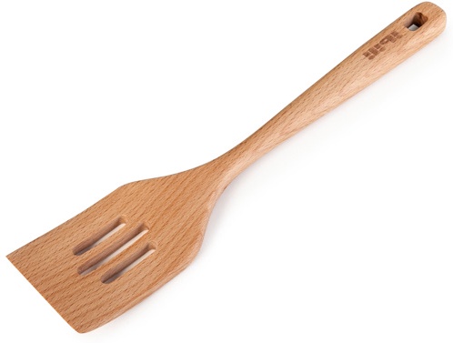 Espatula Perforada Madera Ibili 30cm