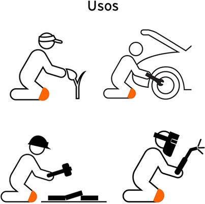 Rodilleras PVC Truper