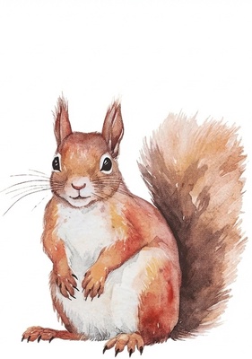 Servilletas Papel Ardilla 33x33cm  20 uds