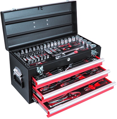 Caja de Herramientas Metalica Ratio 143 Piezas Caja de Herramientas Metalica Ratio 143 Piezas