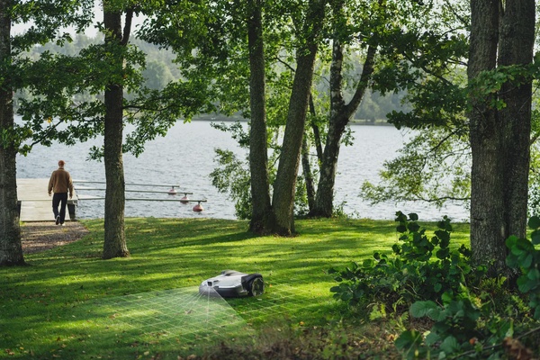 Robot Cortacesped Automower Husqvarna 450 Nera Vision Sin Cables 