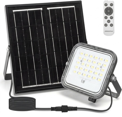 Foco Led Solar 50w con Panel Solar