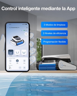 Ecovacs Ultramarine P1 Robot de Piscina Suelo y Pared