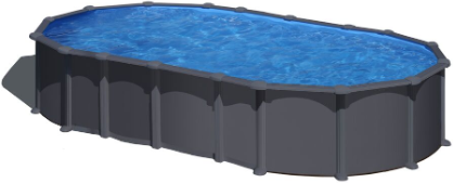Piscina Anthracite Ovalada 730x375x132 cm