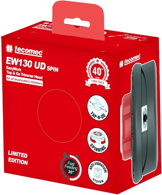 Cabezal desbrozadora Semiautom�tico Tecomec EW130 UD SPN con 4 adaptadores