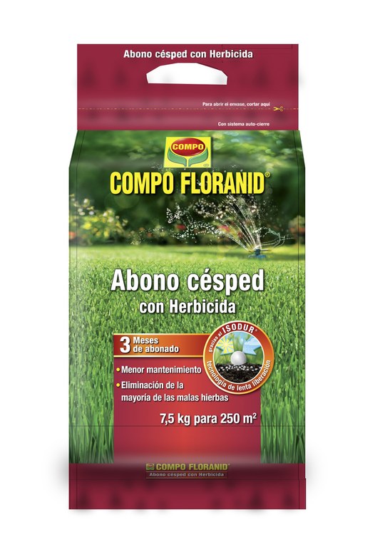 Floranid Abono Césped + Herbicida 7,5 Kg